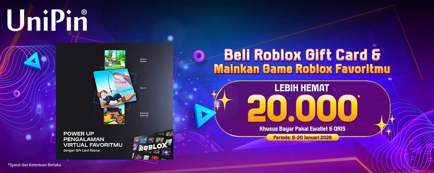 Main Roblox Lebih Puas! Top Up di UniPin Bisa Hemat 20Ribu!